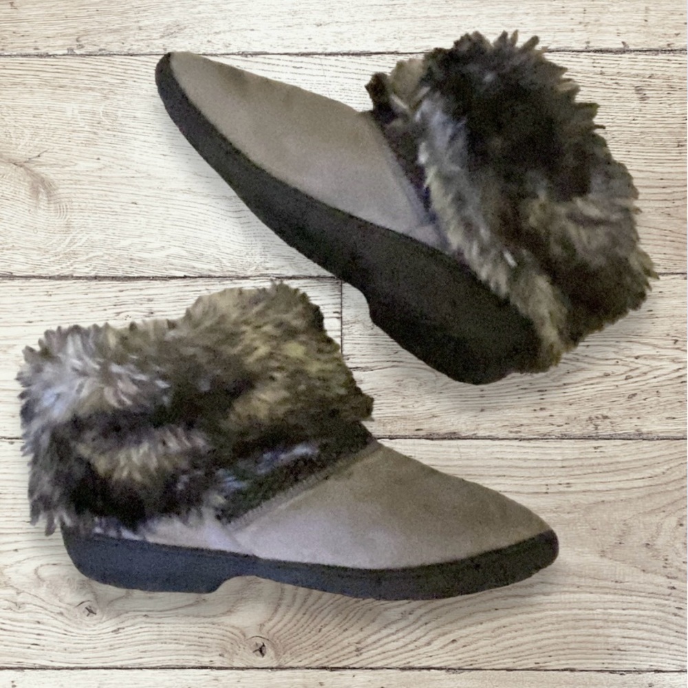 🎉2x HOST PICK🎉 Isotoner Microsuede Mallory Boot Slippers